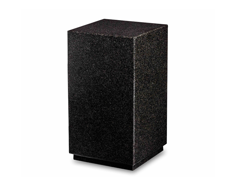 Urne rectangulaire de Granite Vesper-Noir - Urnes funéraires - Les Monuments Roger Fontaine