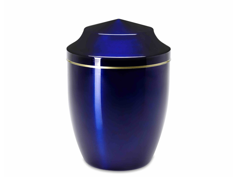 Urne de métal Malte-bleu - Urnes funéraires - Les Monuments Roger Fontaine